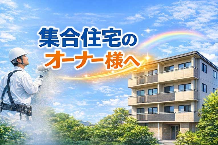 集合住宅のオーナー様へ 集合住宅のオーナー様へ
