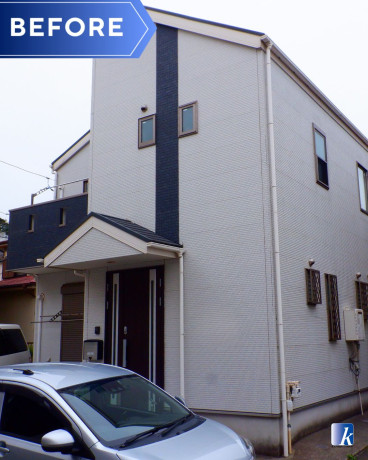 神奈川県横須賀市O様邸【関西ペイント】外壁塗装施工前 神奈川県横須賀市O様邸【関西ペイント】外壁塗装施工前