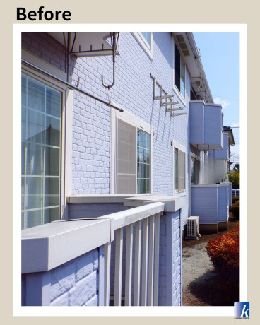 神奈川県相模原市緑区 S様集合住宅 【関西ペイント】外壁塗装施工前