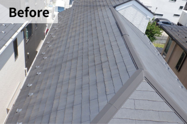 神奈川県横浜市泉区 F様邸 【関西ペイント】屋根塗装施工前