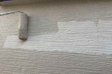 神奈川県横浜市緑区 S様邸 【関西ペイント】外壁塗装の中塗り工程 神奈川県横浜市緑区 S様邸 【関西ペイント】外壁塗装の中塗り工程