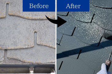 神奈川県横浜市緑区 S様邸 【関西ペイント】屋根塗装施工前後 神奈川県横浜市緑区 S様邸 【関西ペイント】屋根塗装施工前後