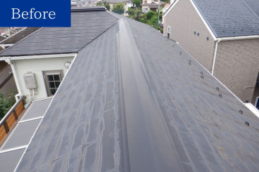 神奈川県横浜市保土ヶ谷区 T様邸 【関西ペイント】屋根塗装施工前 神奈川県横浜市保土ヶ谷区 T様邸 【関西ペイント】屋根塗装施工前