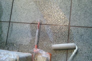 神奈川県横浜市都筑区 C様邸 【菊水化学工業】外壁塗装のクリヤー下塗り工程 神奈川県横浜市都筑区 C様邸 【菊水化学工業】外壁塗装のクリヤー下塗り工程