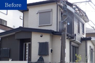 神奈川県横浜市旭区 H様邸 【関西ペイント】外壁塗装施工前