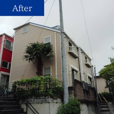 神奈川県横浜市中区 R様邸 【関西ペイント】外壁塗装施工後