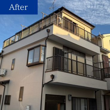 東京都江戸川区 I様邸 外壁塗装施工後 東京都江戸川区 I様邸 外壁塗装施工後