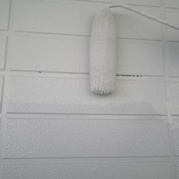 東京都江戸川区 I様邸 外壁塗装の下塗り〜中塗り工程 東京都江戸川区 I様邸 外壁塗装の下塗り〜中塗り工程