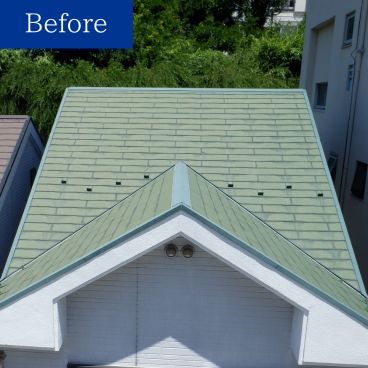 神奈川県横浜市神奈川区 O様邸 屋根塗装施工前