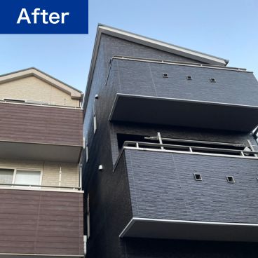 神奈川県横浜市中区 T様邸 外壁塗装施工後