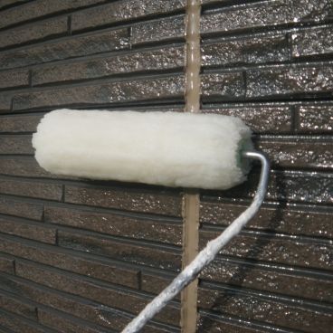 神奈川県横浜市中区 T様邸 外壁塗装の下塗り工程