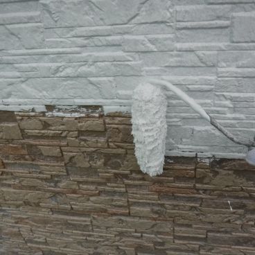 外壁の下塗り｜横浜市戸塚区 Y様邸