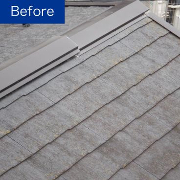 屋根塗装施工前（ビフォー）｜横浜市緑区 T様邸