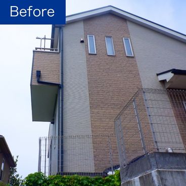 外壁塗装の施工前(ビフォー)|神奈川県藤沢市 T様邸 外壁塗装の施工前(ビフォー)|神奈川県藤沢市 T様邸