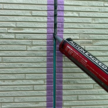 外壁目地のシーリング充填作業|藤沢市 T様邸 外壁目地のシーリング充填作業|藤沢市 T様邸