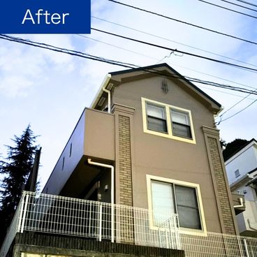 外壁塗装の施工後(アフター)|神奈川県川崎市 K様邸 外壁塗装の施工後(アフター)|神奈川県川崎市 K様邸