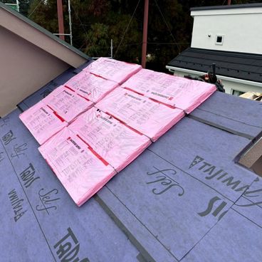 防水シート敷き込み完了|川﨑市 K様邸 防水シート敷き込み完了|川﨑市 K様邸