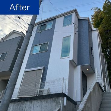 外壁塗装の施工後（アフター）｜横浜市港南区 O様邸
