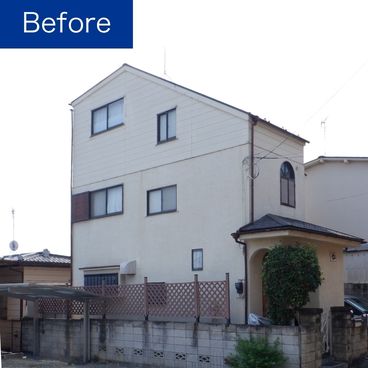 外壁塗装の施工前（ビフォー）｜横浜市港北区 M様邸