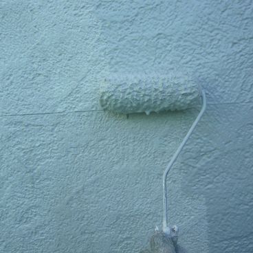 外壁の中塗り｜藤沢市 T様邸