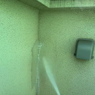 外壁塗装の高圧洗浄｜横浜市青葉区 S様邸