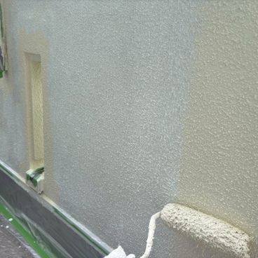外壁の下〜中塗り｜横浜市青葉区 S様邸