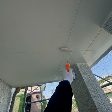 付帯部塗装中｜横浜市旭区 I様邸