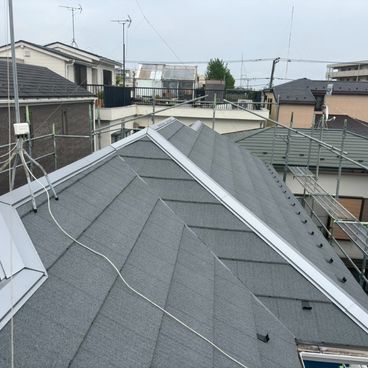 屋根塗装施工後（アフター）｜川崎市幸区 S様邸