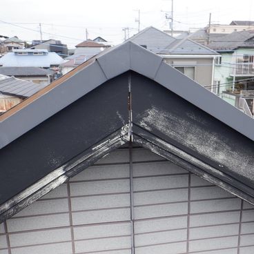 破風板塗装前｜横浜市旭区 T様邸