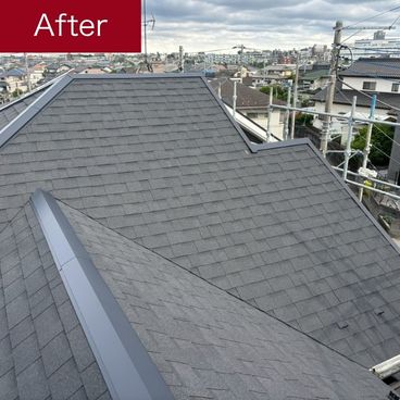 屋根塗装施工後（アフター）｜相模原市 K様邸